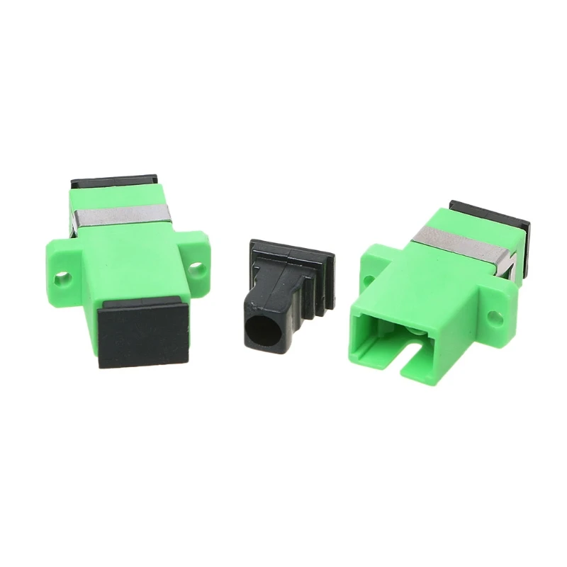 

300PCS SC APC connector adapter SC Connector Fiber Optic Adapter,flange Fiber Optic Connector Simplex Single mode