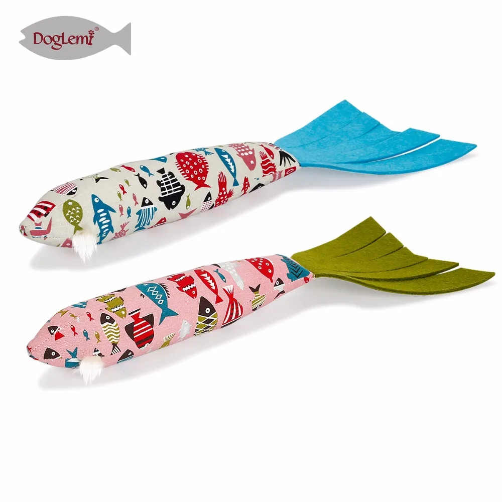 Hot Sale Interactive Cat Cushion Toy Catnip Teeth Grinding Fish Toys With Noise Paper |