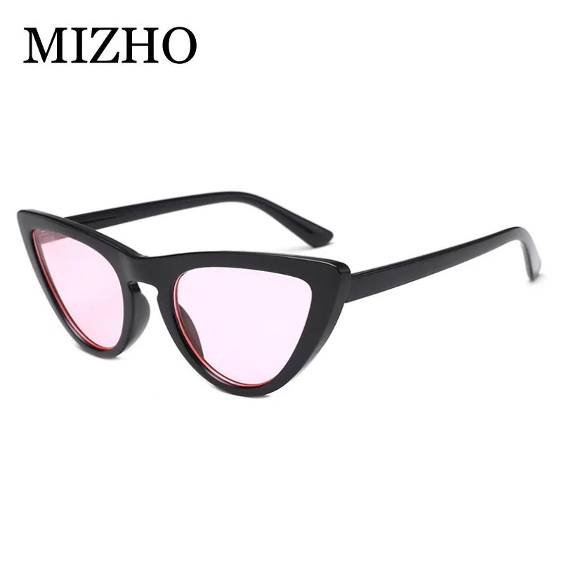 Fashion Protable Colour Luxury Flat Top Cat Eye Sunglasses Women Vintage Elegant oculos de sol Red Tiny Sun glasses Ladies UV400