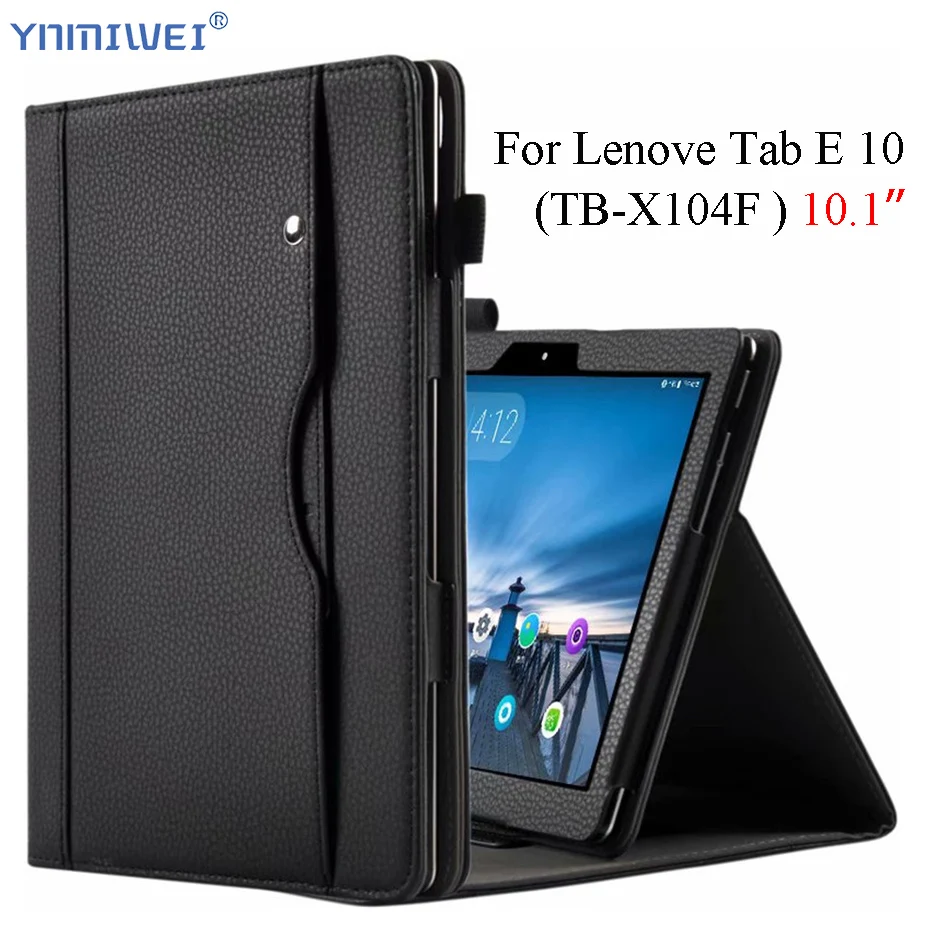 Чехол-подставка для lenovo Tab E10 TB-X104 TB-X104F из искусственной кожи чехол-подставка для lenovo TabE 10 10,1''