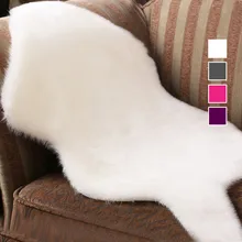 Профессиональный дизайн, высококачественный мягкий коврик из овчины, покрытие для стула, искусственная шерсть, теплый ковер с длинным ворсом, подушка для сиденья, новинка, Прямая