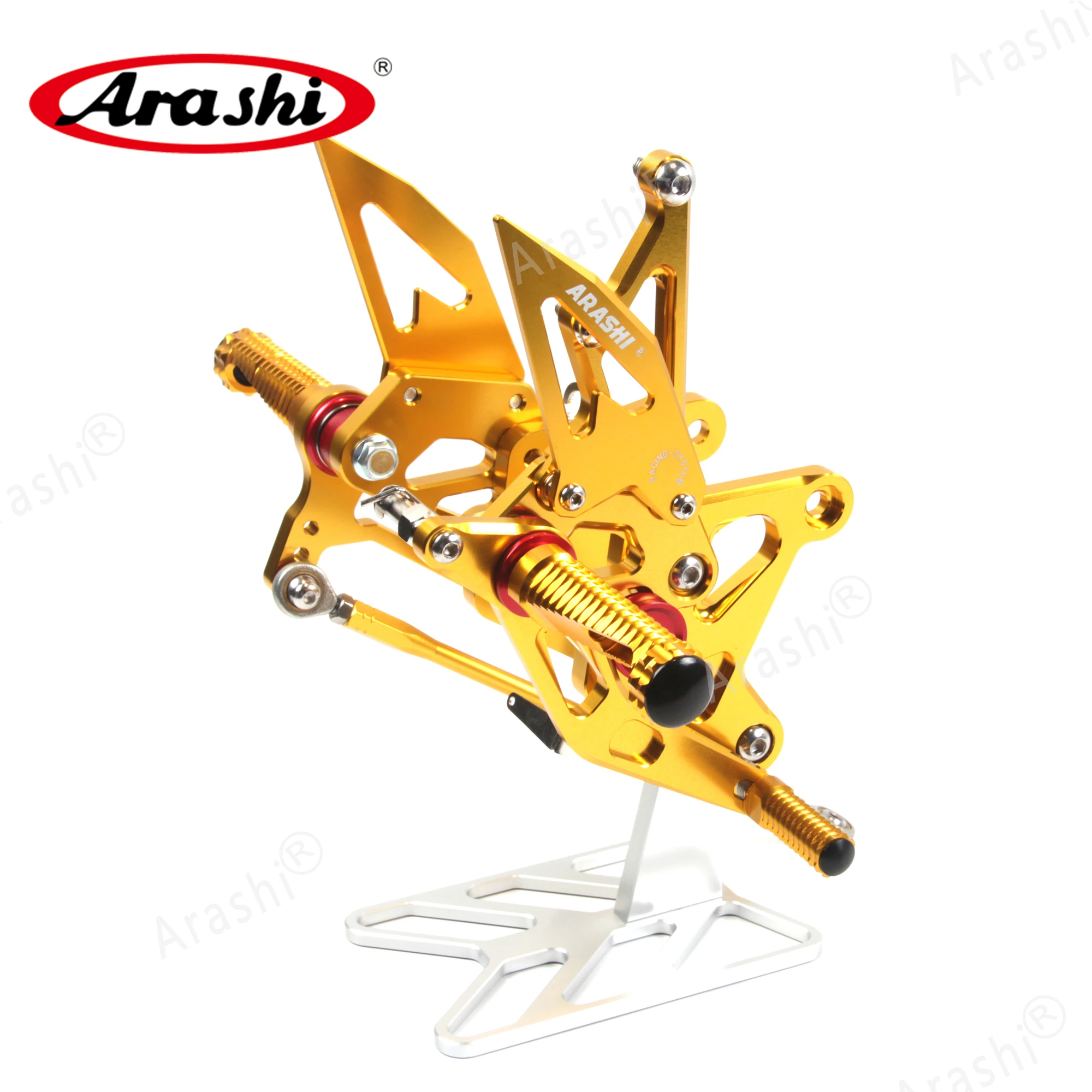 Араши для KAWASAKI ZX6R ZX636 2005 2006 CNC регулируемые Задние подножки ног Rearset NINJA ZX 6R 636