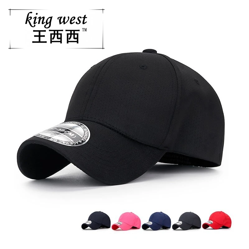 

Spring and summer stretch cloth size cap European and American style full sealing baseball cap breathable light board cap