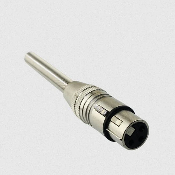 20PCS Metal 3 PIN XLR Female Socket PLUG With tail MIC CONNECTOR