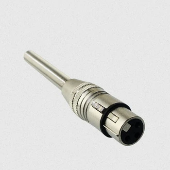 

20PCS Metal 3 PIN XLR Female Socket PLUG With tail MIC CONNECTOR Soldering CABLES