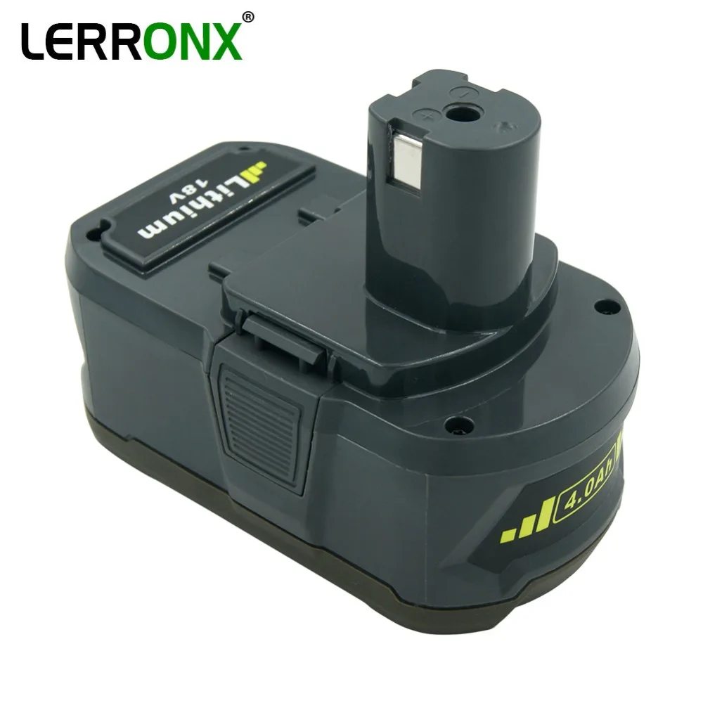 

18V 4000mAH Li-ion RB18L40 rechargeable battery for Ryobi Power Tools replacement Lithium bateria P100 P102 P103 P105 P107 P108