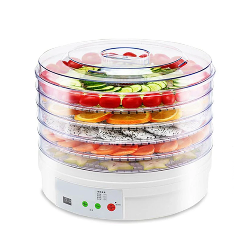 Digital Food Dehydrator Fruit Vegetable Herb Meat Drying Machine Snacks food Dryer Dried fruit Machine 5 trays EUUK Plug 220V (3)