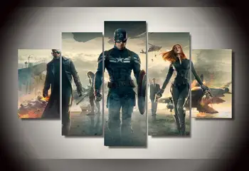

Unframed Printed The Avengers movie Painting wall art children's room decor print poster picture canvas Free shipping