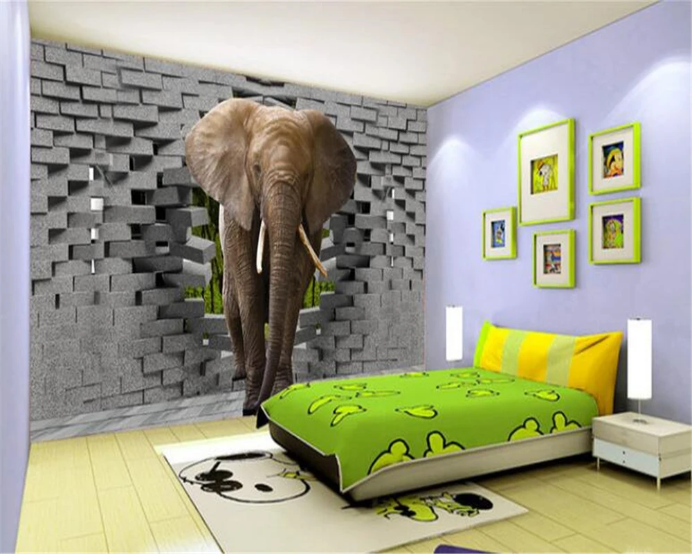 Beibehang 3D Wallpaper Thai Elephant Cartoon 3D Living Room Bedroom TV Background Mural wallpaper for walls 3 d papel de parede Beibehang 3D Wallpaper Thai Elephant Cartoon 3D Living Room Bedroom TV Background Mural wallpaper for walls 3 d papel de parede