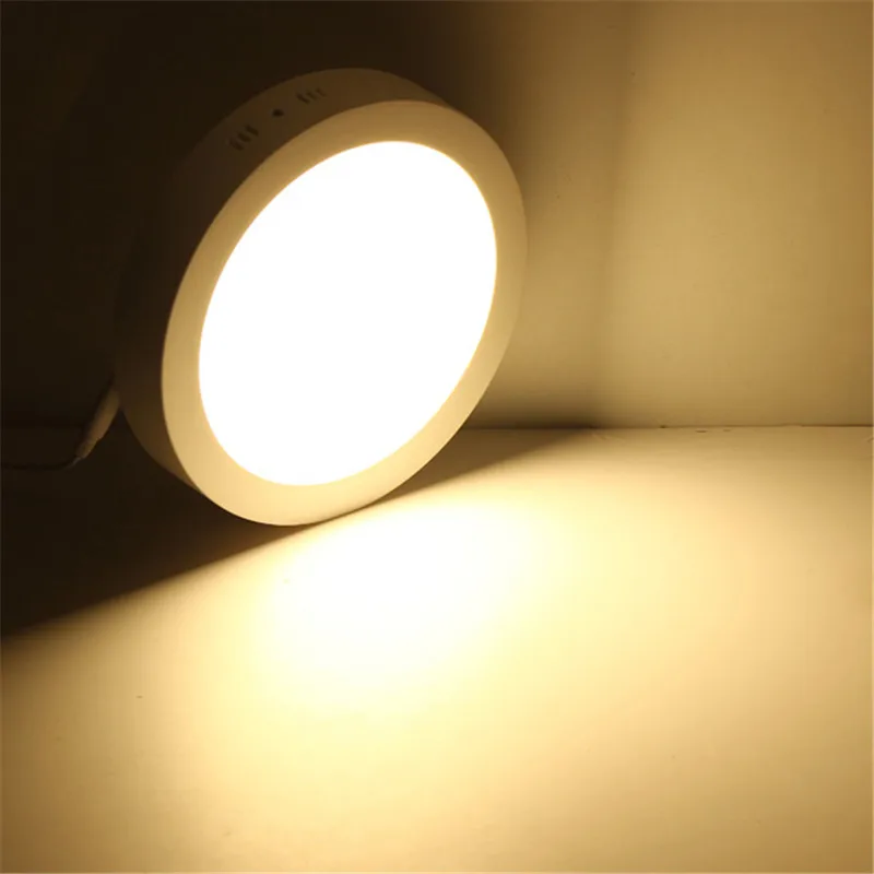  Surface Mounted LED Ceiling Light 9W 15W 25W Panel Lamp Warm/Natural/Cold White AC85-265V Round Squ - 32322208978