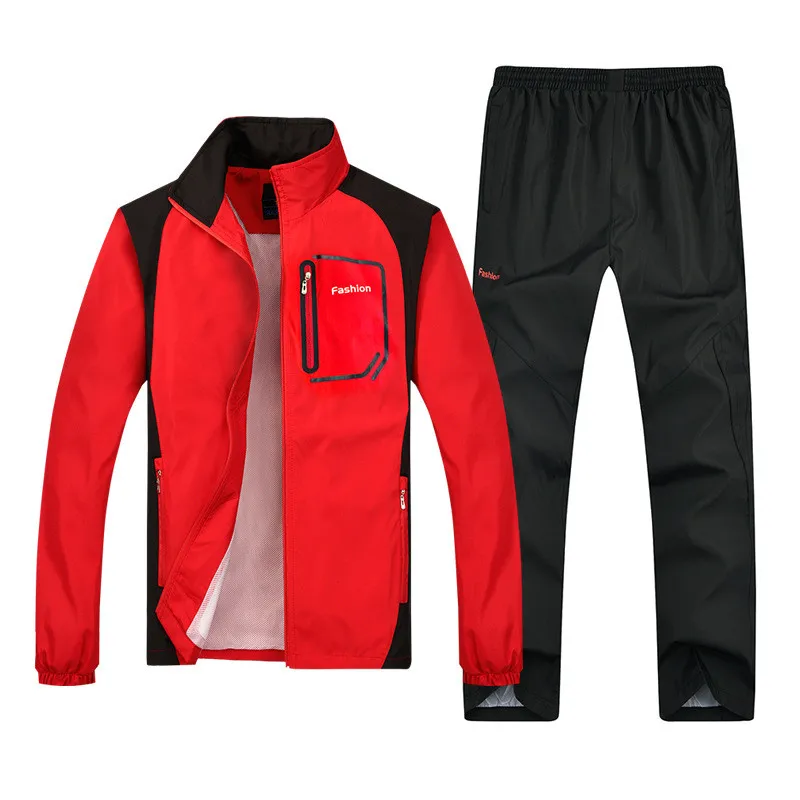 Новая мужская одежда для прогулок, спортивный костюм, комплект для мужчин, весенне-осенняя мужская спортивная одежда, спортивный костюм