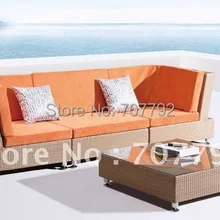 Лидер продаж sg-0018a городской стиль открытый диван из ротанга