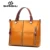 Mujeres Bolsos de hombro 2017 moda mujer mano Bolsas aceite Cera cuero bolsa de gran capacidad casual pu cuero Messenger Bag bolsos