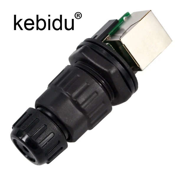 

Kebidu rj45 socket panel mount IP68 Waterproof wire connectors M19 connector adapter IP68 waterproof RJ45 connecter