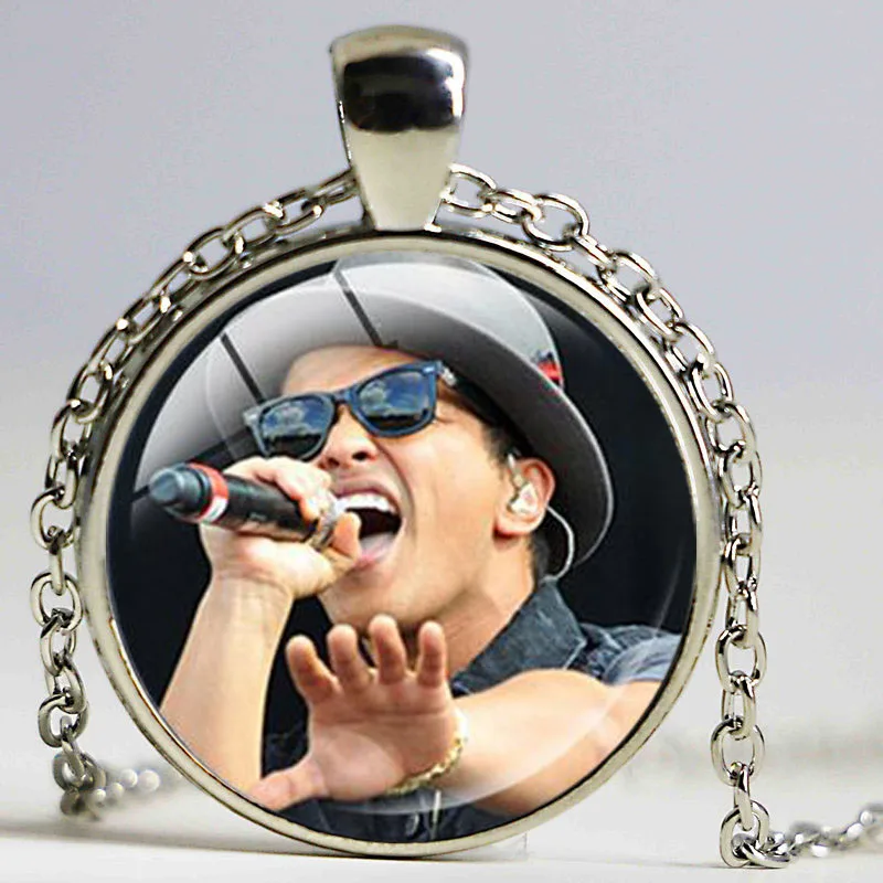 Bruno Mars Musician Necklace Sexy Cute Singer Pendant New Fashion