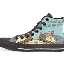 Хорошая компания дизайн дышащие Повседневные высокие на шнуровке холщовая обувь кеды для Прямая