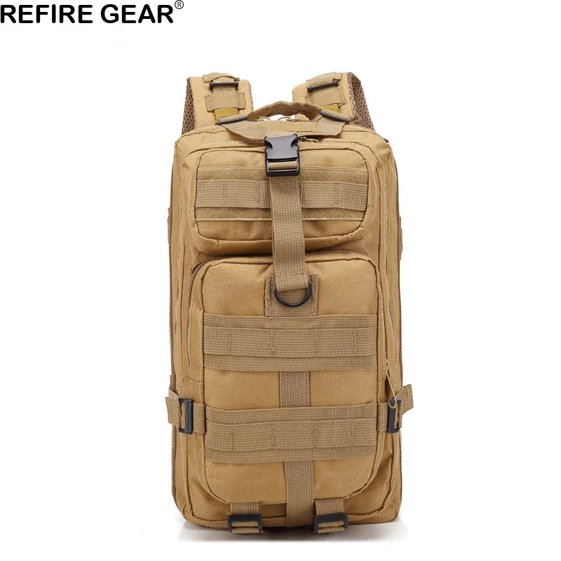 Мужской Камуфляжный тактический рюкзак Refire Gear зеленая армейская походная сумка