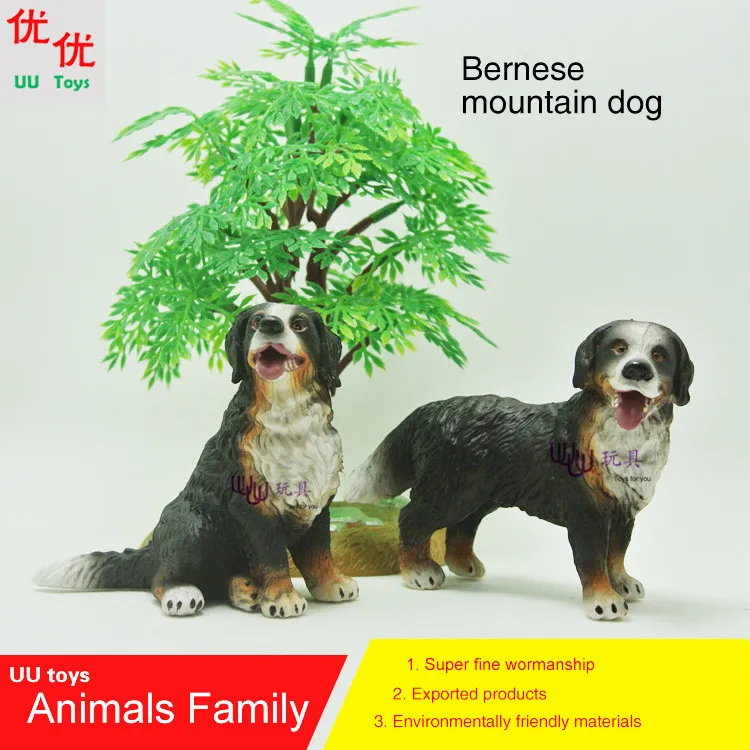 Image Discount Pack Bernese mountain dog family pack Simulation model  Animals   kids gifts educational props