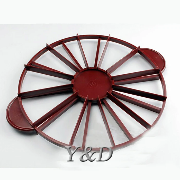 Round 11 Inch Plastic ABS 12-16 Slicers Pie Slicer Cake Dividers Cake Marker , Ateco Portion Marker
