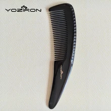 Yoziron Лидер продаж натуральный черный рог буйвола большой Размеры гребень рог ручка высокого качества Уход за волосами уменьшить сломанной мелкий массажные расчески R011