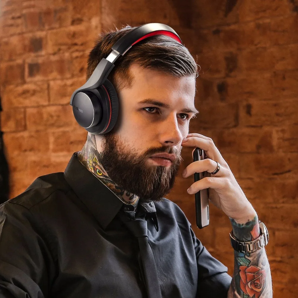 Ausdom AH3 aptX Low Latency Bluetooth наушники V4.2 Беспроводной для игр Over Ear Складная глубокий бас