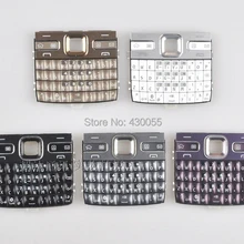 Белый/черный/золотистый/серый/фиолетовый Корпус основной Функция клавиатуры кнопки чехол для Nokia E72