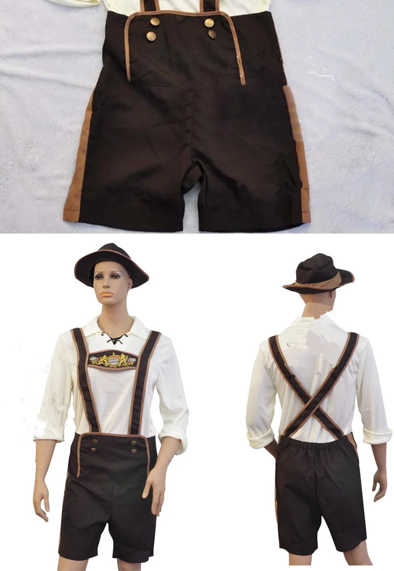 Модный взрослый костюм для Октоберфеста традиционное немецкое баварское пиво Мужская праздничная одежда фестиваль Косплей