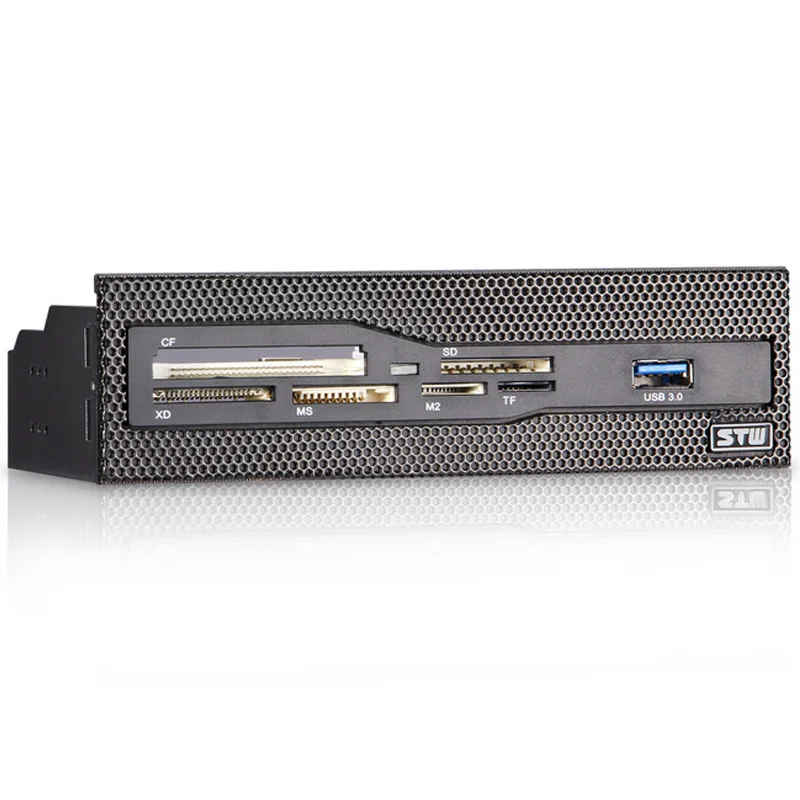

Etmakit All in One 5.25inch Dashboard Panel USB2.0 Card Reader CF/SD/MS/TF/XD with USB 3.0 Bracket NK-Shopping
