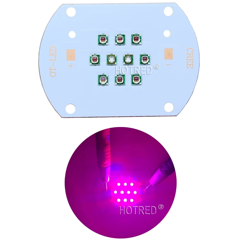 30 Вт 60 Вт растсветодио дный ение растет свет Cree + Epi светодио дный LED светодио дный s светодиодный излучатель света 630nm красный 450NM королевский