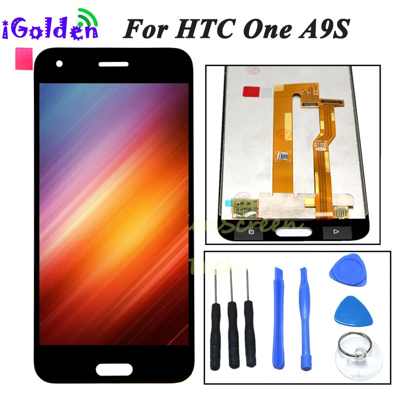 ЖК дисплей для HTC One A9S кодирующий преобразователь сенсорного экрана в сборе 1280x720