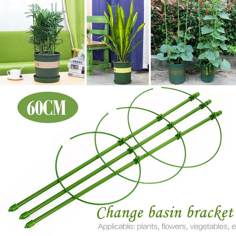 

Vine Climbing Creative 60cm Plant Support Frame Plant Trellis Tomato Vines Peppers Plants Support Pot Vine Climbing Rack