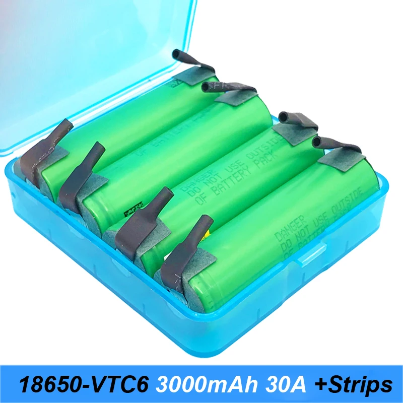 Turmera-18650-vtc6-3000mah-30A-case-diy nickel-08