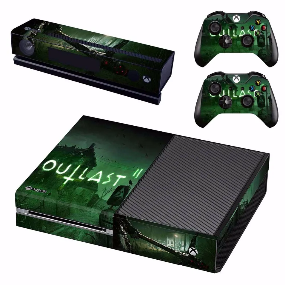 Outast 2 виниловая кожа Наклейка Обложка для microsoft Xbox One консоли и Kinect и 2 контроллера кожи