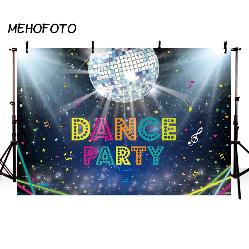 

MEHOFOTO Disco Dance Photography Backdrop Adults Boogie Party Decoration Birthday Event Banner Photo Studio Background Props
