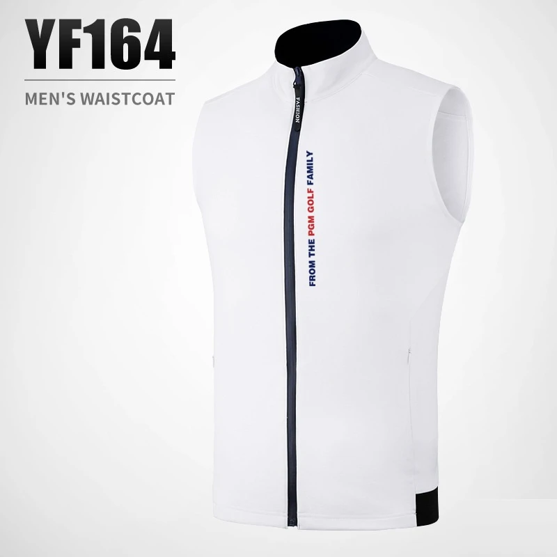 Pgm мужская жилетка для гольфа на молнии, спортивные куртки без рукавов для гольфа/тенниса, мужской ветрозащитный жилет D0576