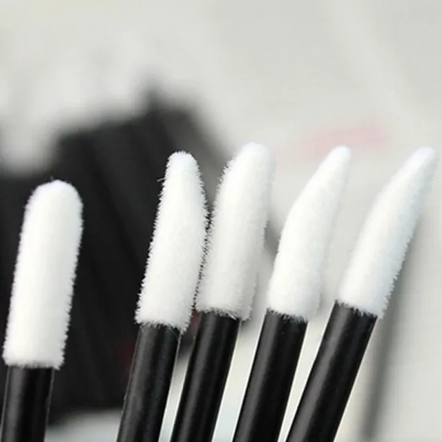 50 pièces pinceaux à lèvres jetables pinceaux à cils de maquillage extension de cils applicateur de mascara – Image 2