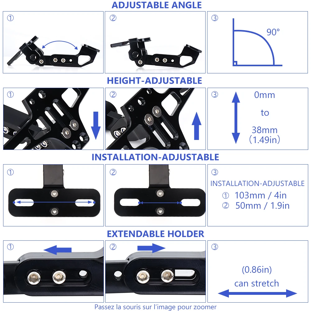 Мотоцикл номерной знак Fender Eliminator сигнальные огни для YAMAHA MT 07 MT07 FZ07 2014 2015 2016 2017