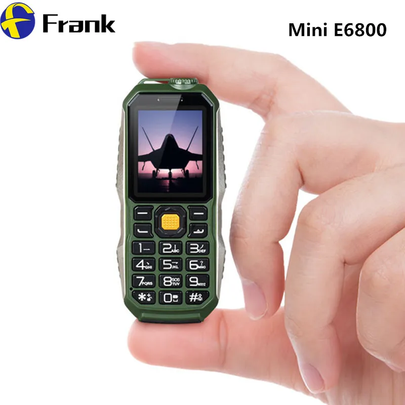 

E6800 Mini Phone 3800mAh Battery Torch Bluetooth Student Phone Power Bank Russian Arabic Bulgaria Arab Language