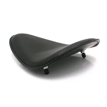 

Universal Motorcycle PU Leather Retro Vintage Plain Color Seat Leather Seats Racer Spring Driver Seat Cushion