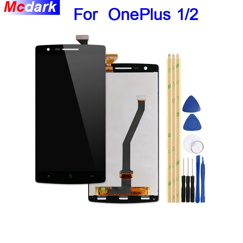 Mcdark для Oneplus One plus 1 2 один два ЖК-дисплей Дисплей и кодирующий преобразователь
