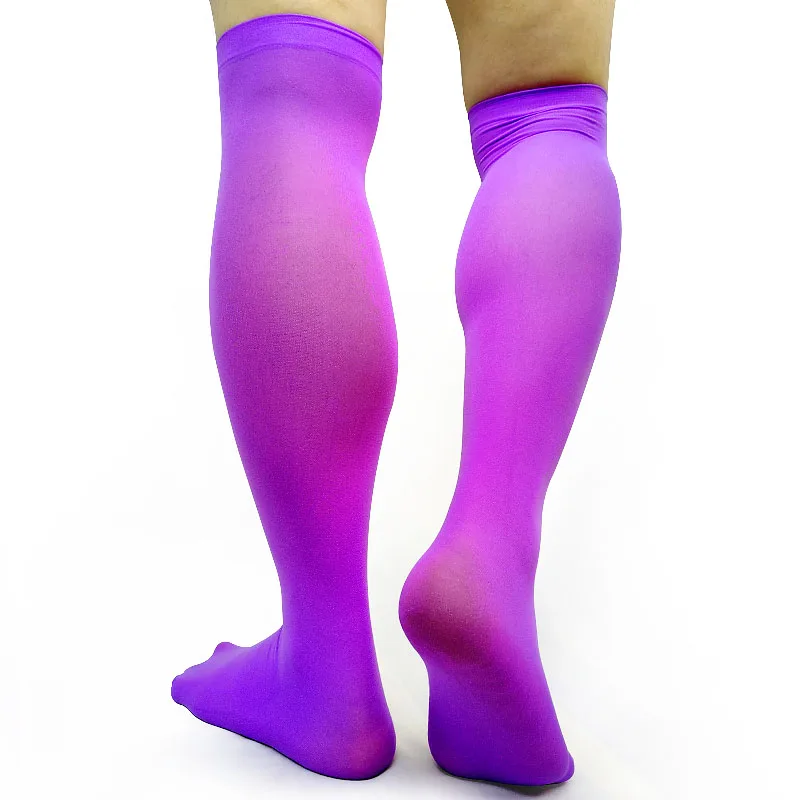 Ботфорты мужские Softy носки тонкие сексуальный для Гея мужской чулок носки мужские Бизнес строгий костюм Удлиненные носки Фирменная