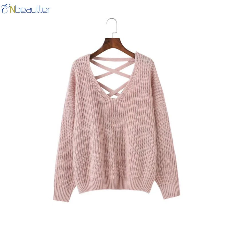 ENbeautter 2017 Women's Knitted Pullovers Sweaters...