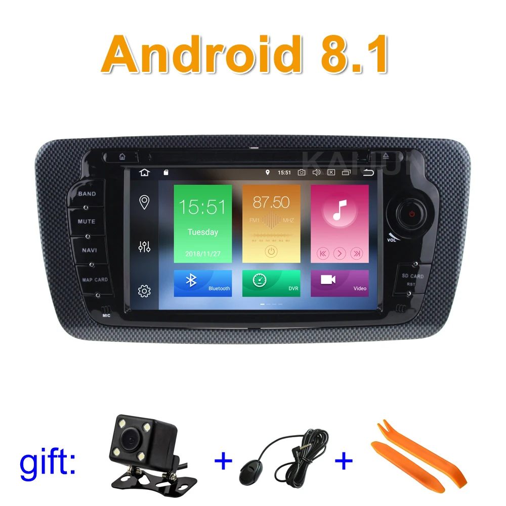 

Android 9 Car DVD Player Radio GPS for Seat Ibiza 2009-2013 with WiFi BT Stereo