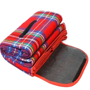 

Outdoor Waterproof Grid Pattern Camping Mat Foldable Picnic Blanket Beach Mat Baby Climb Plaid Blanket 200*150cm