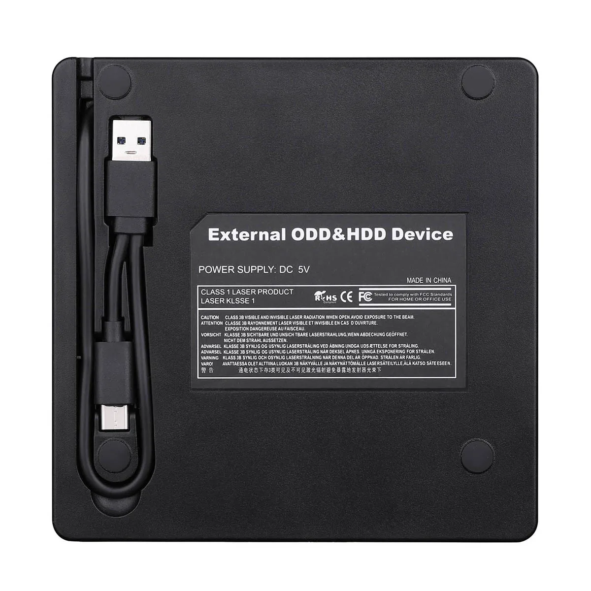 Внешний CD DVD привод USB 3,0 type-C тонкий внешний CD/DVD привод записывающая горелка Высокоскоростная передача данных внешний DVD привод