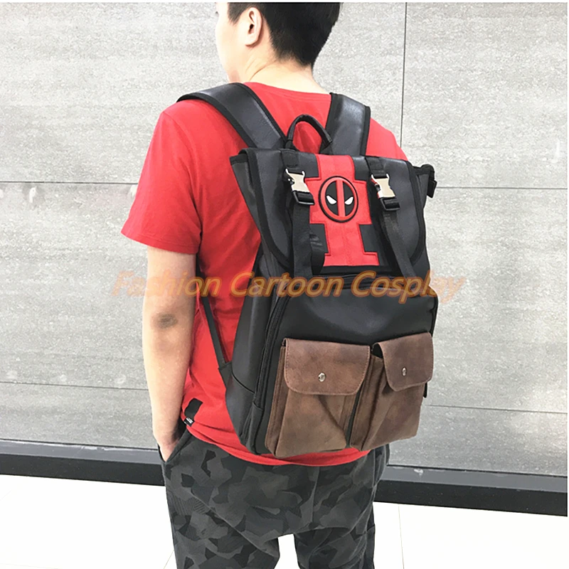 2018 New listing Deadpool 2 Backpack Comics DC Marvel Backpack Super Hero School Bags Laptop Bag Un