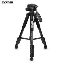Big discount Zomei Q111 56 Inch Lightweight Aluminum Tripod Fast Transitions Between Shots Adjustable-Height Legs And Rubber Feet With Bag