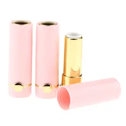 3 шт пустые емкости для помады DIY бальзам для губ трубки губы бутылки для блеска розовый