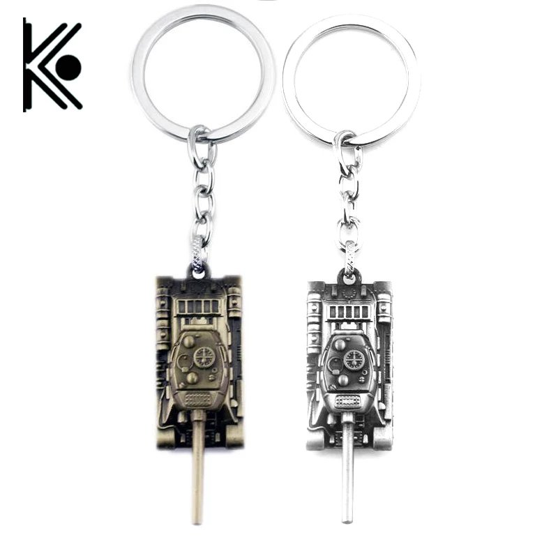 

3D World of Tanks Keychains Tank model key chains Key Rings Movie Chaveiro Key Holder car Key Finder Christmas Gift For Men