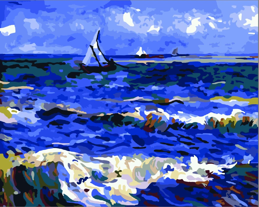 Ван гог картина море